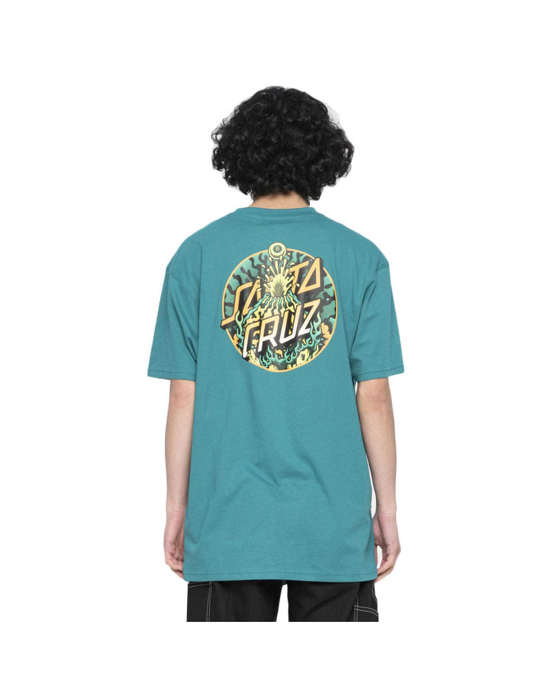 Santa Cruz Winkowski Volcano Dot T-Shirt Verdigris