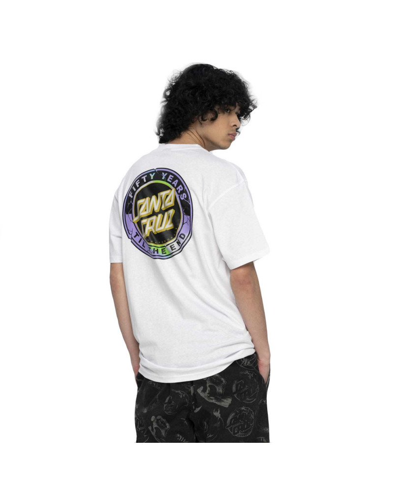 Santa Cruz 50th TTE Dot T-Shirt White