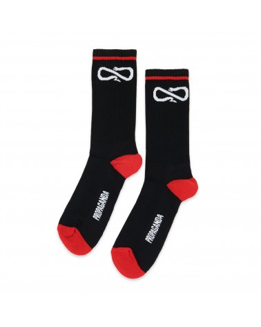 Propaganda Logo Socks Black/Red