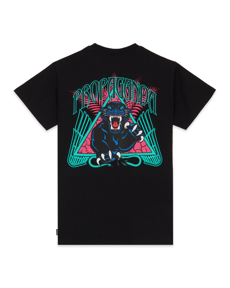 Propaganda Triangle Panther Tee Black