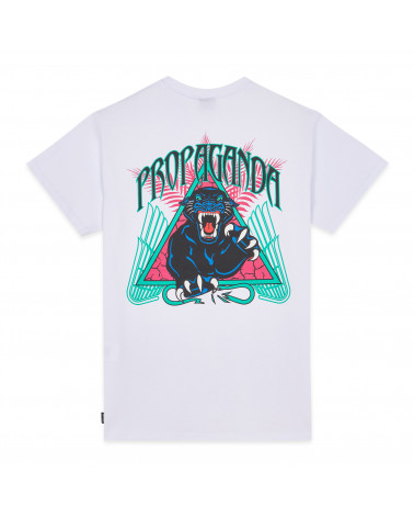 Propaganda Triangle Panther Tee White