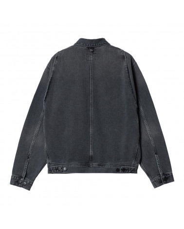 Carhartt Wip Saledo Jacket Black-Stone Washed