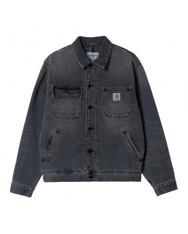 Carhartt Wip Saledo Jacket Black-Stone Washed