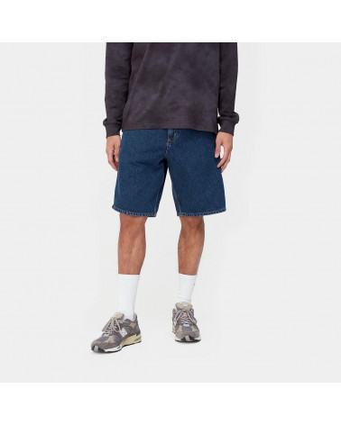 Carhartt Wip Single Knee Short Blue (Stone Washed)