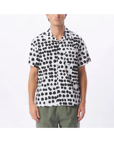 Obey Connect Woven White Multi