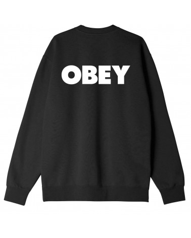 Obey Bold Premium Crewneck Black