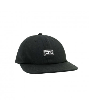 Obey Icon Eyes 6 Panel Strapback II Black