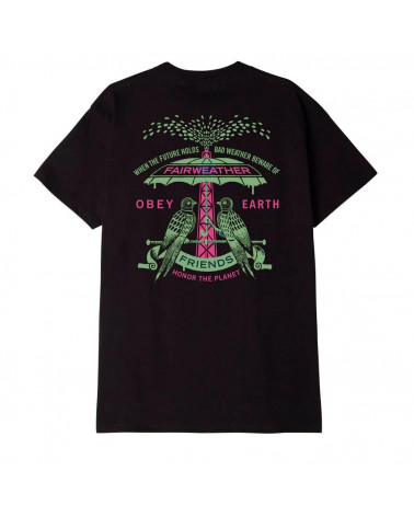 Obey Fairweather Friends T-Shirt Black