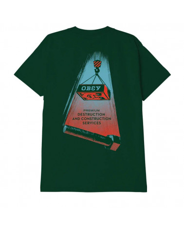 Obey Destruction And Costruction T-Shirt Forest