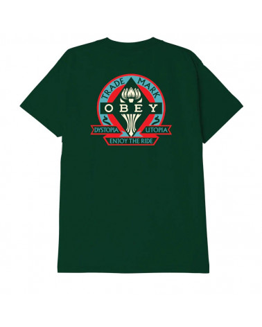 Obey Dystopia/Utopia T-Shirt Forest Green