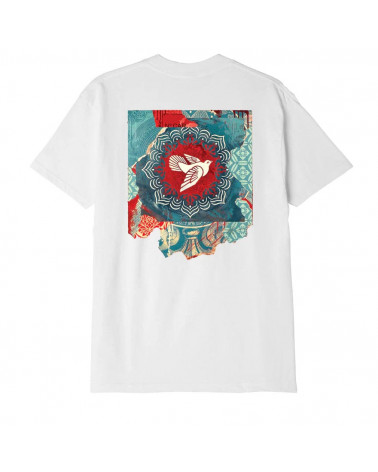 Obey Peace Dove Blue T-Shirt White