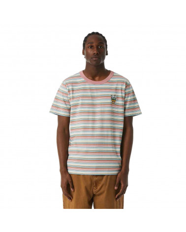 HUF Pot Head Striped Knit Top T-Shirt Cream