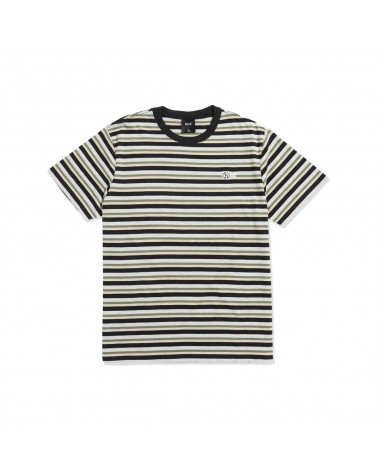 HUF Webster Stripe Knit Top T-Shirt Cream