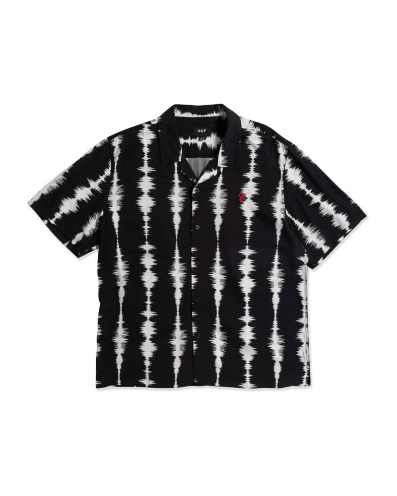 HUF Seismogram S/S Resort Shirt Black