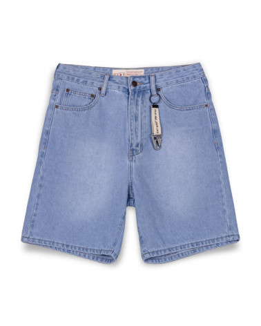 Grimey The Toughest Shorts - Washed Light Blue