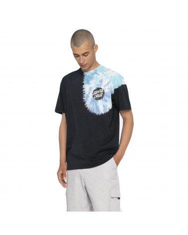 Santa Cruz Wooten Ominous Dot T-Shirt Black/Blue Burst