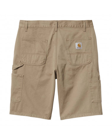Carhartt Wip Ruck Single Knee Short Leather (Stone Washed)