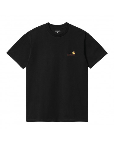 Carhartt Wip American Script T-Shirt Black