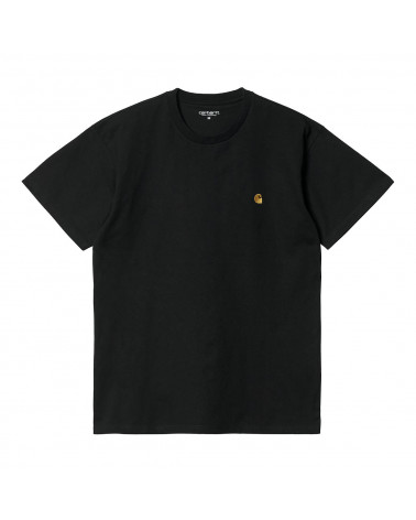 Carhartt Wip Chase T-Shirt Black/Gold