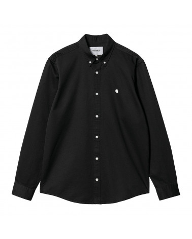 Carhartt Wip L/S Madison Shirt Black/Wax