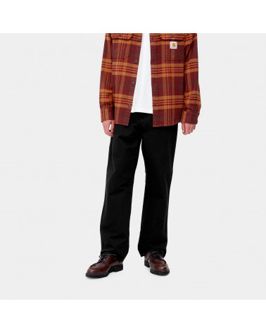 Carhartt Wip Single Knee Pant Black (Rinsed)