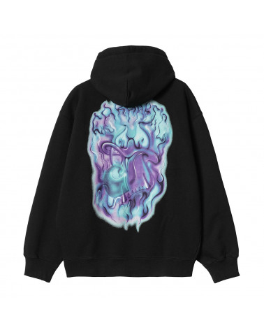 Carhartt Wip Hooded Babybrush Duck Sweat Black