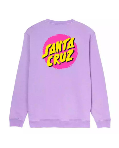 Santa Cruz Style Dot Crew Digital Lavender