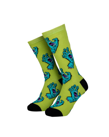 Santa Cruz Multi Hand Socks (2 Pack) Purple & Green