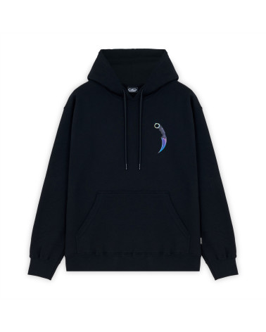 Propaganda Rainbow Hoodie Black