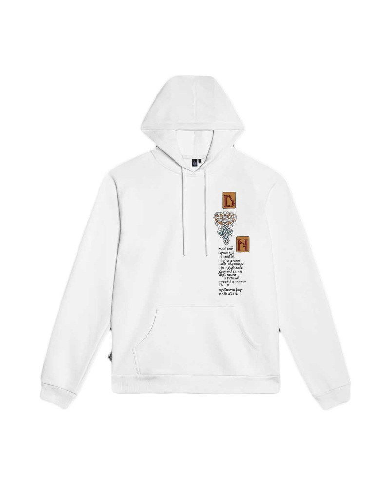 Dolly Noire Ancient Dragon Hoodie White Dolly Noire