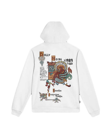 Dolly Noire Ancient Dragon Hoodie White