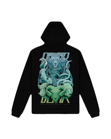 Dolly Noire 7 Deadly Sins Hoodie Black