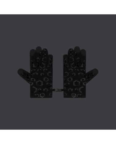 Dolly Noire Urban Reflective Touch Gloves Black