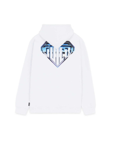 Iuter Metal Logo Hoodie White