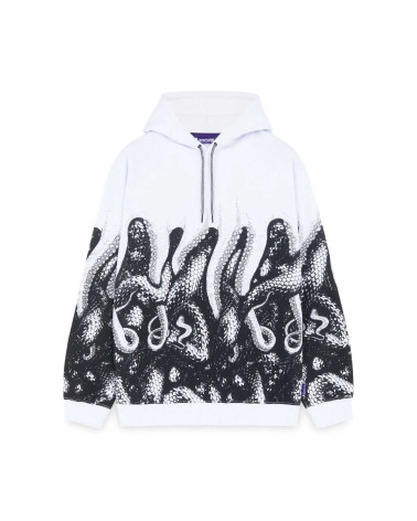 Octopus Snakes Hoodie White