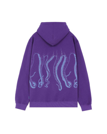Octopus Outline Logo Hoodie Purple