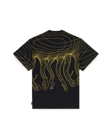 Octopus Flowing Tee Black