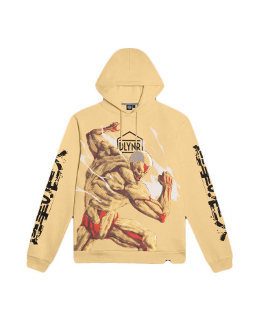 Dolly Noire - Attack On Titan - Armored Titan Hoodie Beige