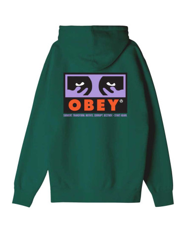 Obey Subvert Premium Poolover Hood Adventure Green