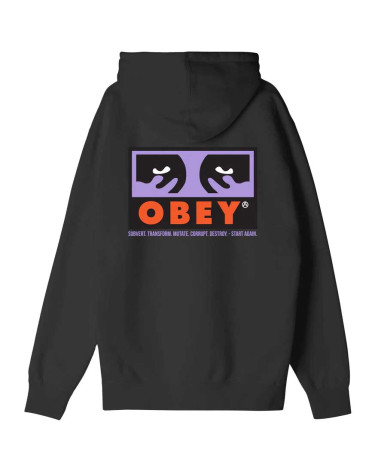 Obey Subvert Premium Poolover Hood Black
