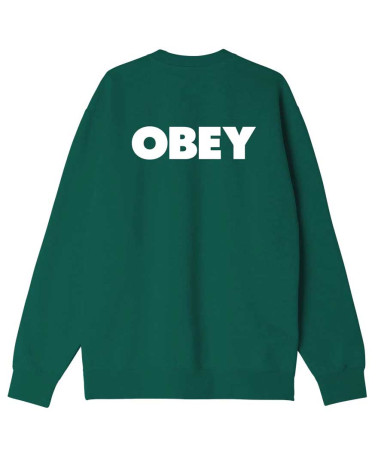 Obey Bold Premium Crewneck Adventure Green