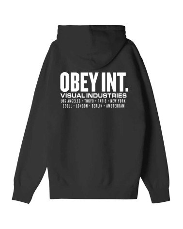 Obey Int. Visual Industries Premium Poolover Hood Black