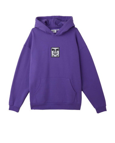 Obey Icon Extra Heavy Poolover Hood II Passion Flower