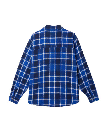 Obey Bigwig Plaid Woven Surf Blue Multi