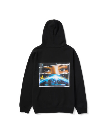 HUF Digital Domain Pullover Hoodie Black
