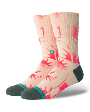 Stance Raydiand Crew Sock Coral