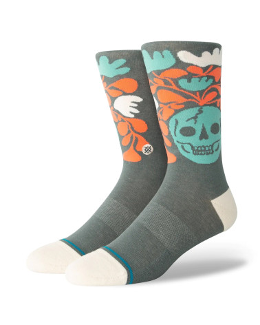 Stance Skelly Nelly Crew Sock Teal