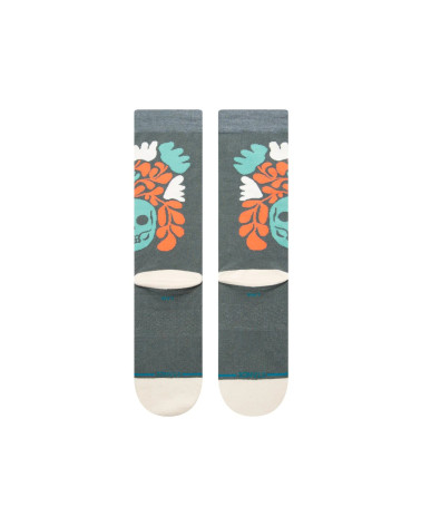 Stance Skelly Nelly Crew Sock Teal