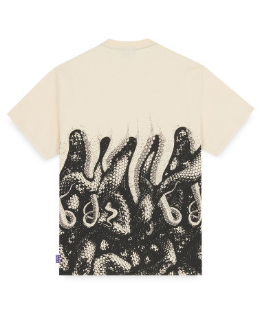 Octopus Snakes Tee Dusty White