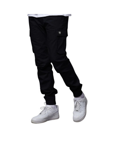Dolly Noire Cotton Ripstop Easy Cargo Pants Black